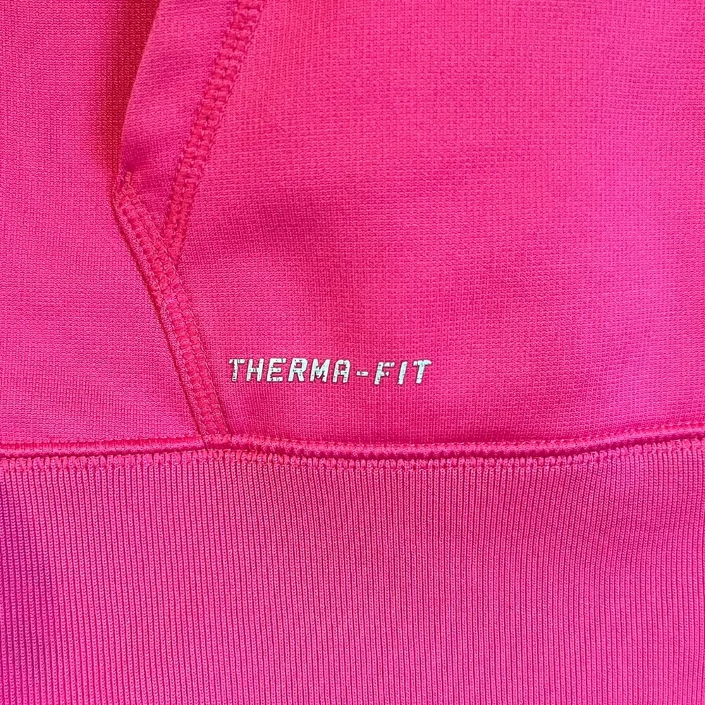 Nike Bright Pink Hoodie with‎ Black and White Accents